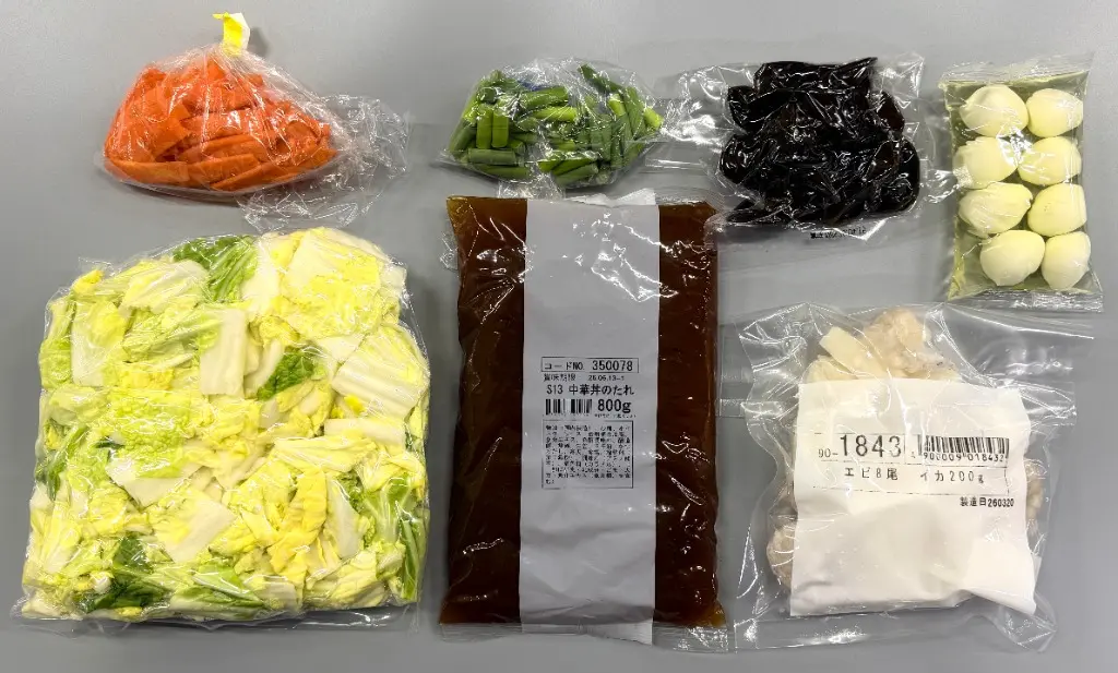 中華丼 規格例