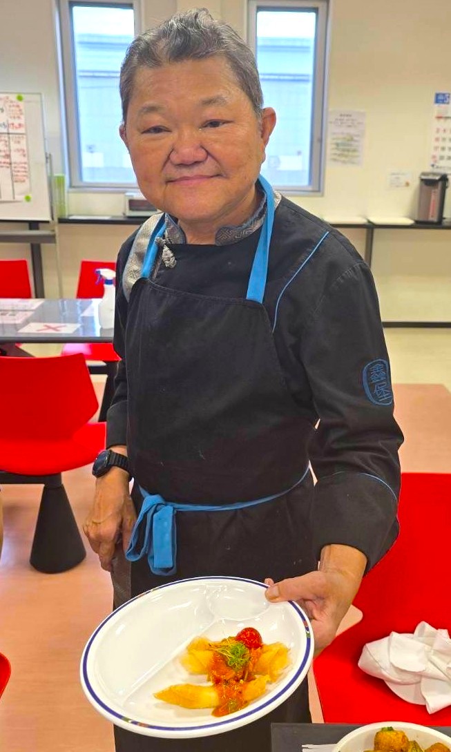 特製ソースと食材の融合